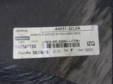 фото thumb №7, Nissan pulsar боковина багажника лівий 849513zl0a