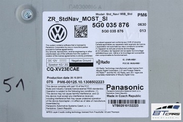 фото thumb №6, Vw golf 7 vii считыватель mmi 5g0035876 5g0035880a 5g0035880ax cd sd модуль навигация