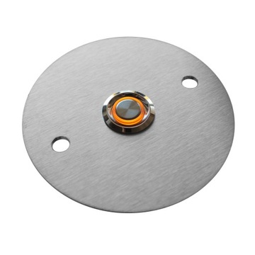 Кнопка домофонного звонка для светодиодного столба 9/12/24/230В D8.5 INOX нержавеющая сталь