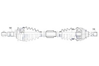 фото thumb №11, Полуось приводная opel astra j 1.4 09-15 правая nty