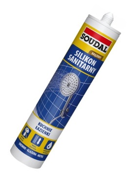 Soudal Silikon Uszczelniacz Sanitarny Do Łazienki Kuchni BRĄZOWY 280 ml