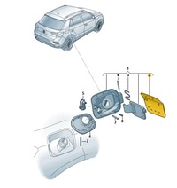 фото thumb №1, Крышка заливной топлива vw t-roc 2ga809909 gru оригинал