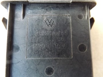 фото thumb №7, Vw transporter t4 кнопка переключатель подогрева сиденья 7d0963563