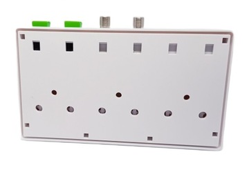Панель шкафа-коробки 6 портов, CAT.5E UTP, F, SC/APC, TSM