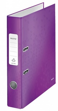 Папка Leitz Wow 180° А4 50мм 350к фиолетовый