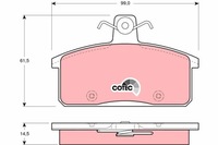 фото thumb №1, Гальмівні колодки гальмівний. suzuki samurai 92-99