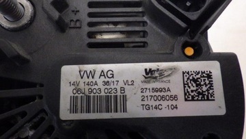 фото thumb №6, Генератор vw golf vii gti 2.0 tfsi 06j903023b