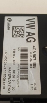 фото thumb №5, Audi a7 4g модуль шлюз 4g8907468