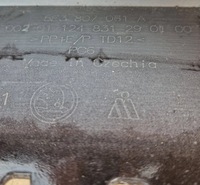 фото thumb №7, Спойлер бампера передний skoda octavia iv 4 rs 19- оригинал