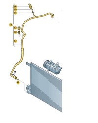 фото thumb №8, Шланг кондиционера vw golf 13-