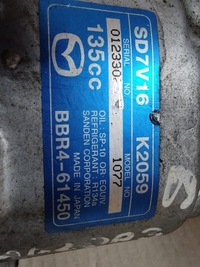 фото thumb №5, Компресор кондиціонер mazda 3 09- 1.6d bbr4-61450