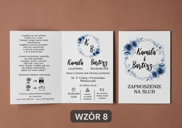 ZAPROSZENIA NA WESELE ŚLUB Z PERSONALIZACJĄ ŚLUBNE WESELNE KOPERTA EKSPRESS