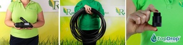 ЛИНИЯ КАПЕЛЬНОГО орошения, шланг 100м + ФИЛЬТР + КАПЕЛЬНИЦА НА 200 РАСТЕНИЙ