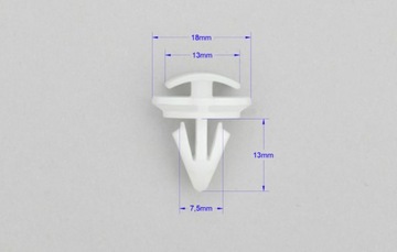 фото thumb №4, Кліпса втулка кріплення планки порогової порога двері крила seat skoda vw