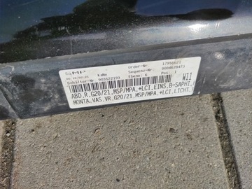 фото thumb №6, Планка пороговая правая bmw 3 g20 g21 m набор