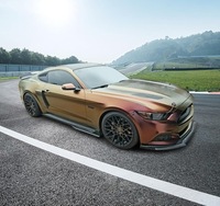 фото thumb №7, Ford mustang 2015-2023 накладка накладки планки пороговые пороги стиль gt500