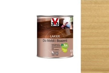 LAKIER DO MEBLI I BOAZERII V33 DĄB JASNY SAT 0,5L