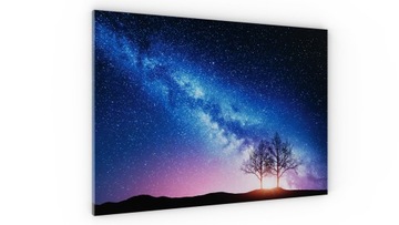 Tablica na magnesy METALboards, droga mleczna i drzewo 90x60 cm + GRATISY