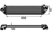 фото thumb №2, Интеркулер volvo c30 c70 s40 v50 04- 1.6d 2.0d he