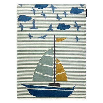 ДЕТСКИЙ КОВЕР PETIT 140x190 BOAT GREEN #GR4228