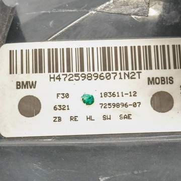 фото thumb №10, Bmw 3 f30 f35 f31 2012 ліва сторона лампа задня