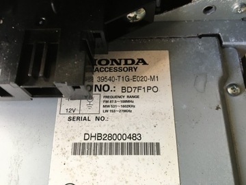 фото thumb №9, Honda cr-v iv 12- радіо екран навігація cd 39540-t1g-e020-m1 європа