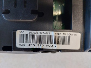 фото thumb №9, Прилади półfis vdo audi a6 c5 tdi 4b0920900j ok