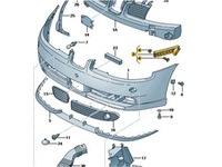 фото thumb №5, Крепление бампера перед левый seat leon top sport