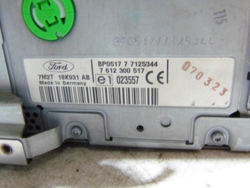 фото thumb №6, Радіо cd ford mondeo mk4 7m2t18k931ab