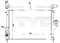 фото thumb №1, Радіатор wody 728-0056-r tyc dacia duster logan i