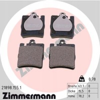 фото thumb №3, Тормозные диски тормозные колодки zimmermann black с do slk r171 290mm