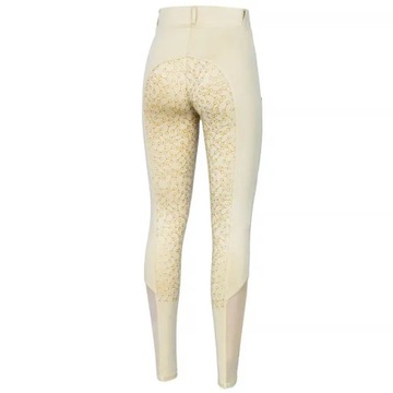 Legginsy damskie START Kensington z pełnym lejem beżowe 42