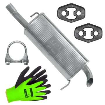 фото thumb №1, Глушитель конечный mazda 2 1 i dy 2003-2007 1.4 cd хэтчбек