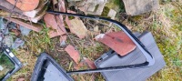 фото thumb №6, Рамка стёкла боковой зад правая левая volvo xc60 ii чёрная блеск