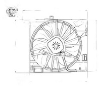 фото thumb №1, Вентилятор радіатора з рама 47955 nrf jaguar