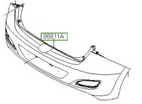 фото thumb №1, Крышка бампера заднего hyundai i30 ii gde 2012-2017