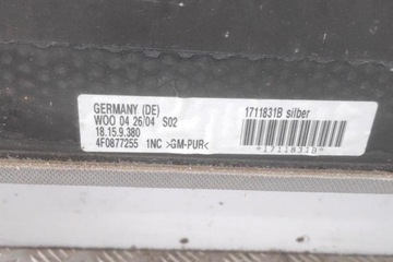 фото thumb №9, Люк audi a6 4f2, c6 4f5877041b 3.0l бензин 160kw 2006