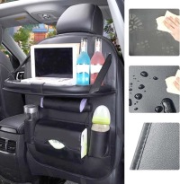 фото thumb №8, Автомобільний органайзер na сидіння захист кронштейн планшет чашка полиця чорний