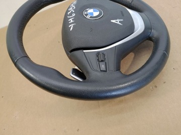 фото thumb №7, Руль + подушка мультифункция кожа лепестки bmw 3 f30 f31 2012-2015