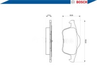 фото thumb №5, Гальмівні колодки гальмівні volvo задня s60 s80 bosch