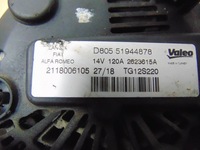 фото thumb №11, Генератор opel combo d 1.3 cdti 51944878 120a