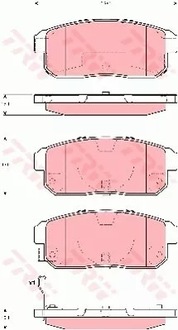 фото thumb №2, Тормозные колодки ham. mazda rx-8 1.3 /trw/