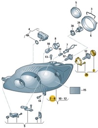 фото thumb №11, Цоколь h7 набір ремонтний vw golf plus 2005-2014
