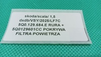 фото thumb №6, Skoda scala крышка фильтра воздуха труба 5q0129601cc 5q0129684