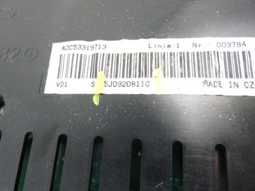 фото thumb №5, Спидометр skoda fabia ii 1.4 tdi 5j0920811c