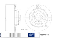 фото thumb №12, Тормозные диски тормозные задняя blue print adbp430037