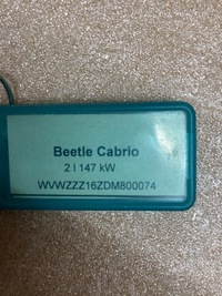 фото thumb №14, Vw beetle 5c ключ замок зажигания замок 5k0837202ad 1k0905851b 5c5837167