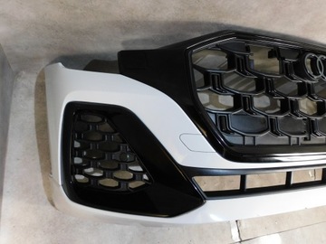 фото thumb №9, Audi q8 4m8 рестайлинг s line sq8 бампер перед переднее полный белый