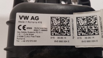 фото thumb №5, Audi a3 8v golf vii подушка подушка безопасности пассажира 8v0880204e оригинал