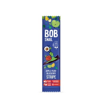 Снек фруктовый Bob Snail яблоко-груша-черника без сахара 14г